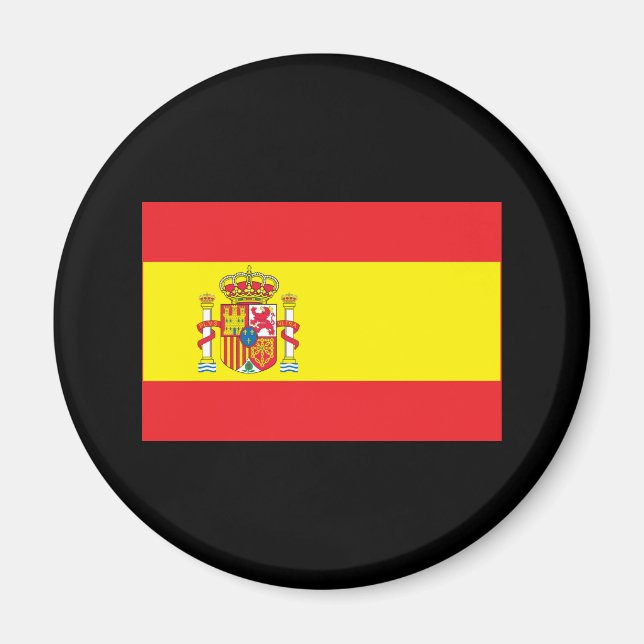 Flagge Spaniens Magnet (Vorne)