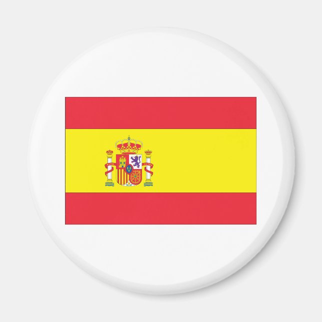 Flagge Spaniens Magnet (Vorne)