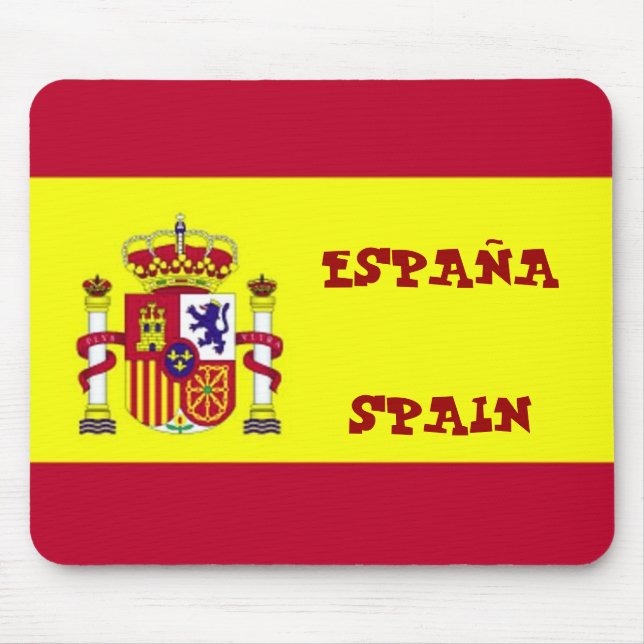 Flagge Spaniens Mauspad (Vorne)