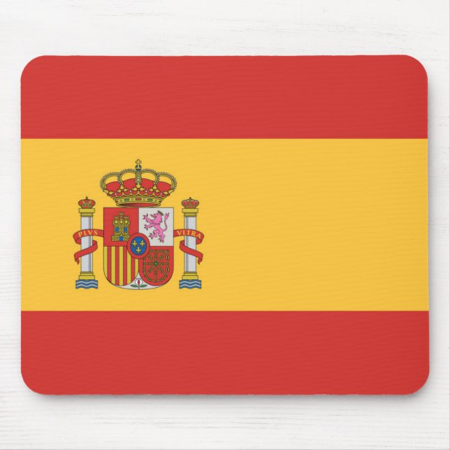 Flagge Spaniens Mousepad (Vorne)