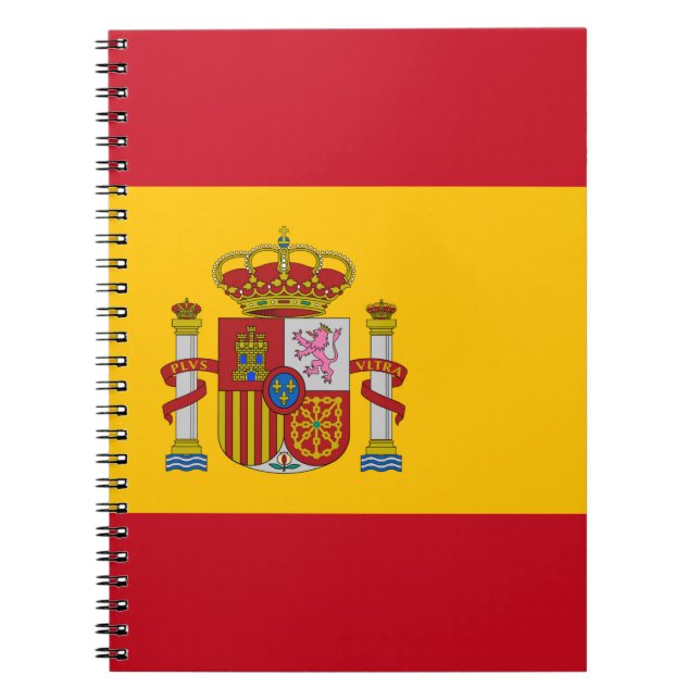 Flagge Spaniens Notizblock (Vorderseite)