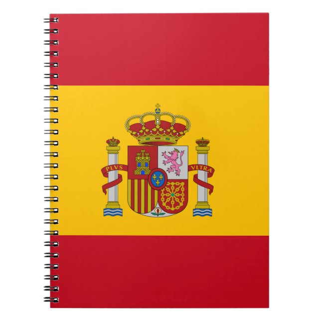 Flagge Spaniens Notizblock (Vorderseite)
