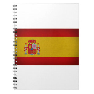 Flagge Spaniens Notizblock