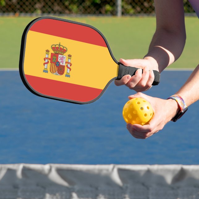 Flagge Spaniens Pickleball Schläger (InSitu)