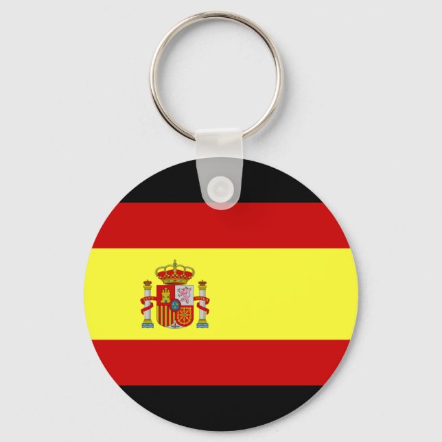 Flagge Spaniens Schlüsselanhänger (Vorderseite)