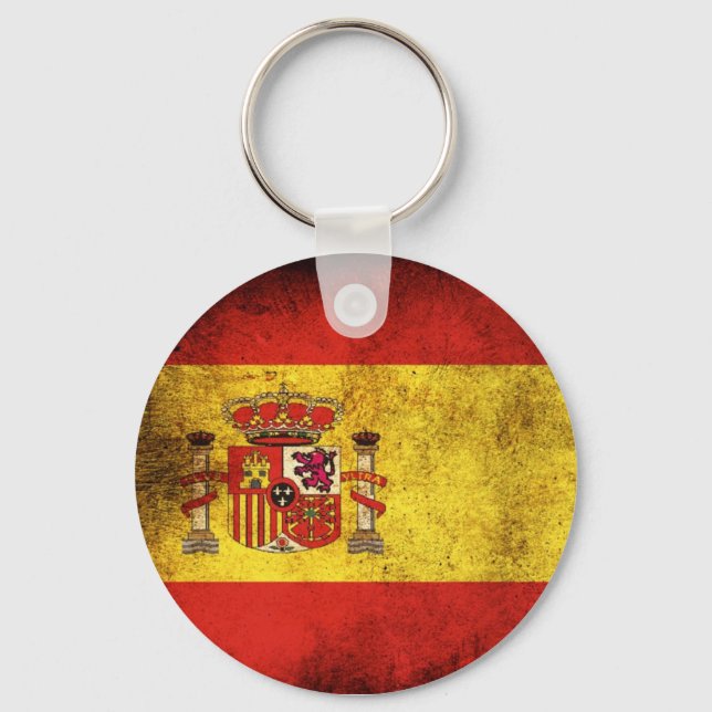Flagge Spaniens Schlüsselanhänger (Vorderseite)