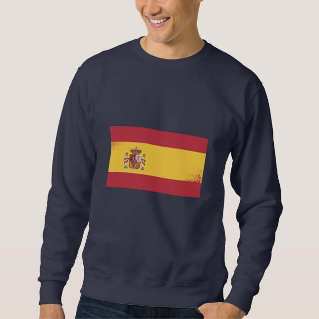 Flagge Spaniens Sweatshirt (Vorderseite)