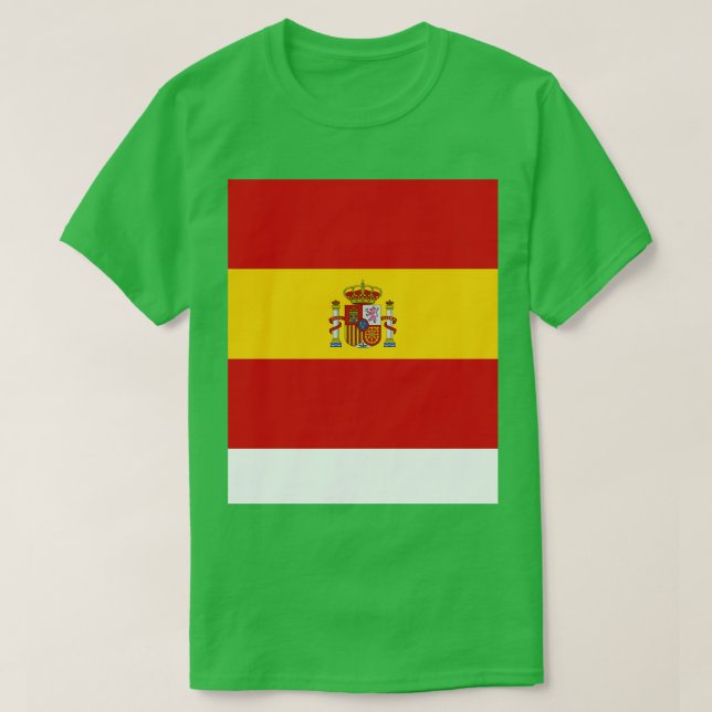 Flagge Spaniens T-Shirt (Design vorne)