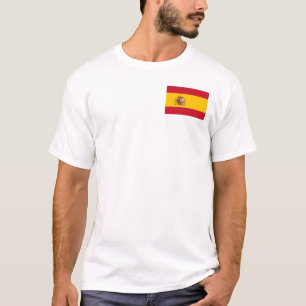Flagge Spaniens T-Shirt