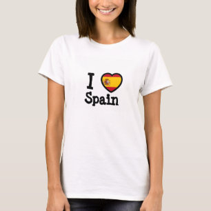 Flagge Spaniens T-Shirt