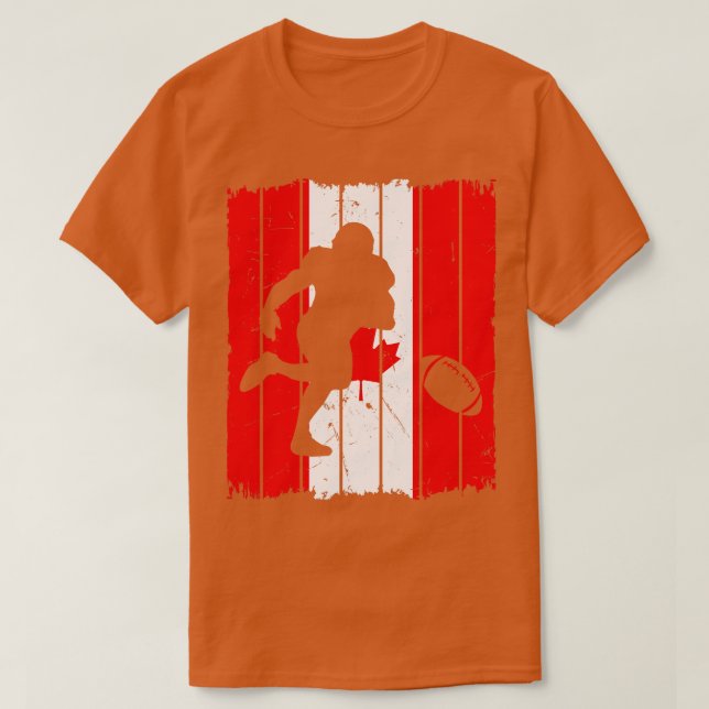 Flagge Spieler Kanada T-Shirt (Design vorne)