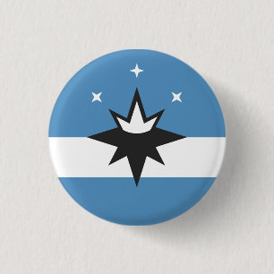 Flagge Springfield, Missouri Button