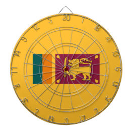 Flagge Sri Lankas Dartscheibe