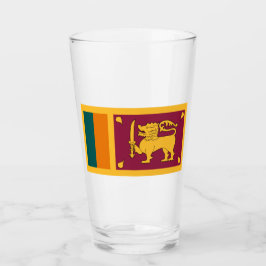 Flagge Sri Lankas Glas
