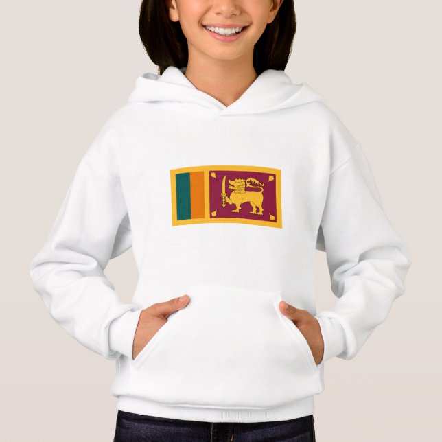 Flagge Sri Lankas Hoodie (Vorderseite)