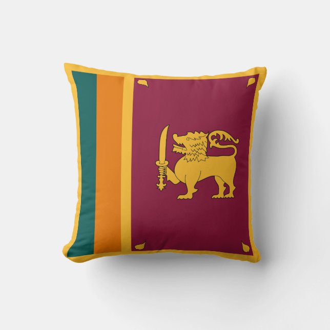 Flagge Sri Lankas Kissen (Vorderseite)