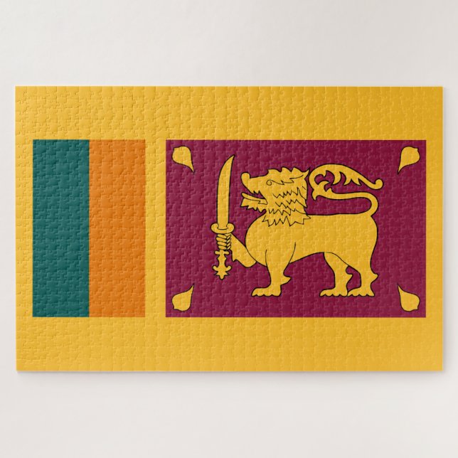 Flagge Sri Lankas Puzzle (Horizontal)