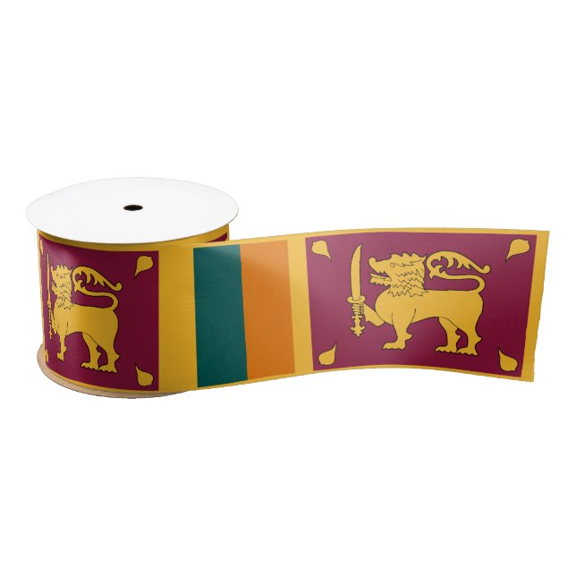 Flagge Sri Lankas Satinband (Spule)