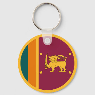 Flagge Sri Lankas Schlüsselanhänger