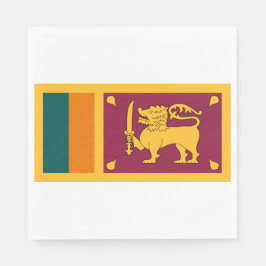 Flagge Sri Lankas Serviette