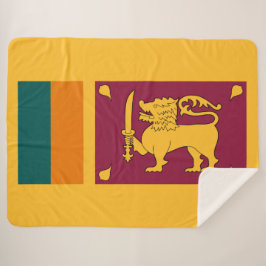 Flagge Sri Lankas Sherpadecke