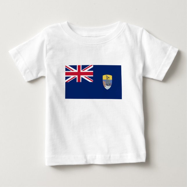 Flagge St. Helena Baby T-shirt (Vorderseite)