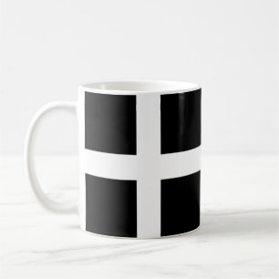 Flagge St. Pirans/Flagge von Cornwall Tasse