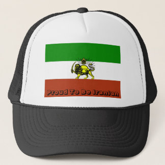 Flagge, stolz, iranisch zu sein truckerkappe
