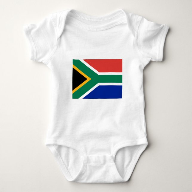 Flagge Südafrikas Baby Strampler (Vorderseite)