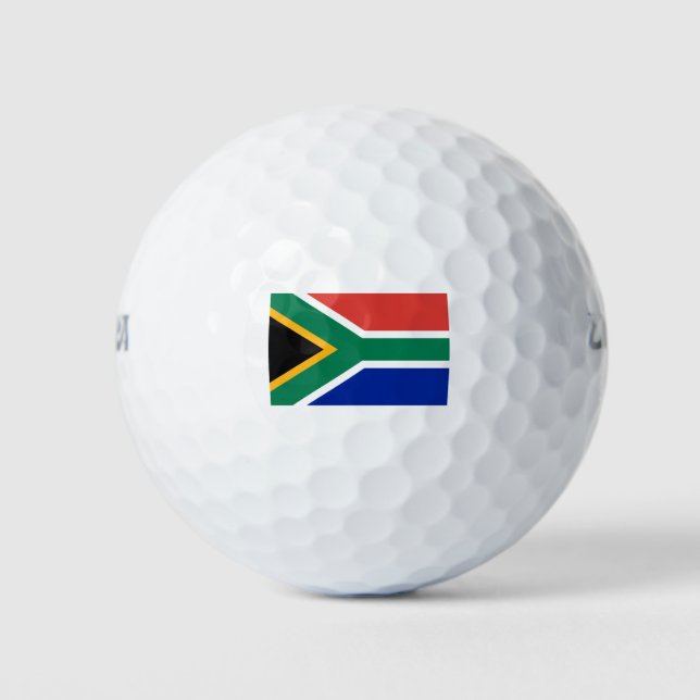 Flagge Südafrikas Golfball (Vorderseite)