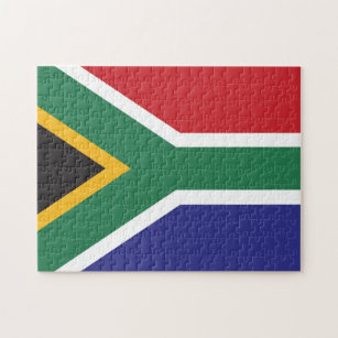 Flagge Südafrikas Puzzle