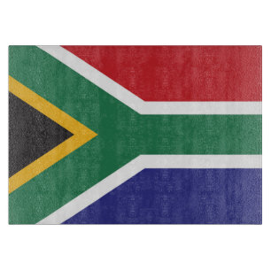 Flagge Südafrikas Schneidebrett