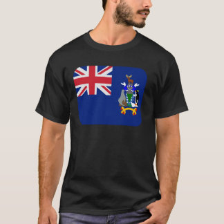 Flagge Südgeorgien und die Südlichen Sandwichinsel T-Shirt