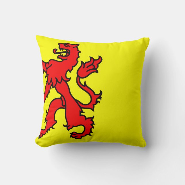 Flagge Südhollands Kissen (Vorderseite)