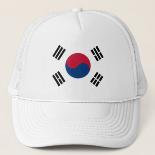 Flagge Südkoreas - 태 극 기 - 대 한 국 민 Truckerkappe