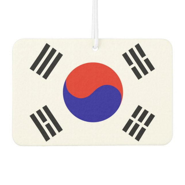Flagge Südkoreas Autolufterfrischer (Vorderseite)