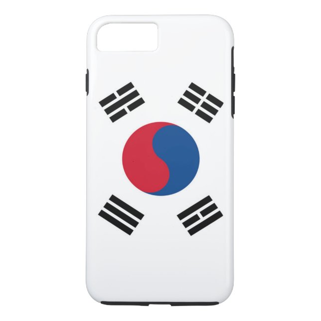Flagge Südkoreas Case-Mate iPhone Hülle (Rückseite)
