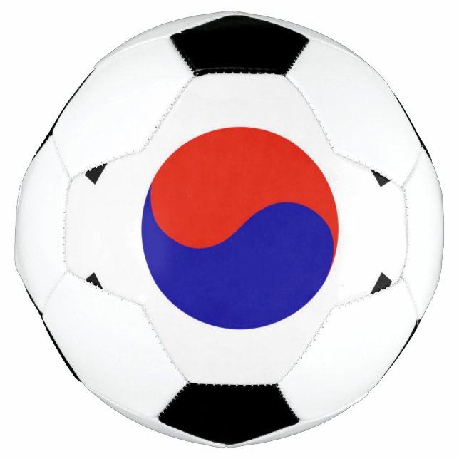 Flagge Südkoreas Fußball (Vorderseite)