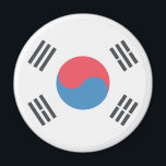 Flagge Südkoreas Magnet<br><div class="desc">Flagge von Südkorea Emoji. Emoji art Version 2 von EmojiOne. Lizenziert unter Creative Commons (CC-BY 4.0).</div>