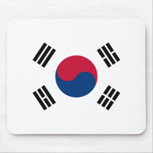 Flagge Südkoreas Mousepad