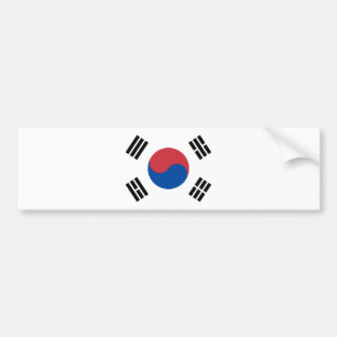 Flagge Südkoreas (ROK) Autoaufkleber