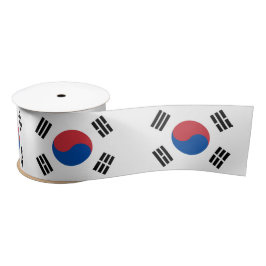 Flagge Südkoreas (ROK) Satinband