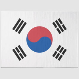 Flagge Südkoreas (ROK) Seidenpapier
