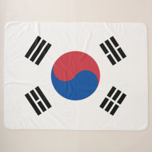 Flagge Südkoreas (ROK) Sherpadecke