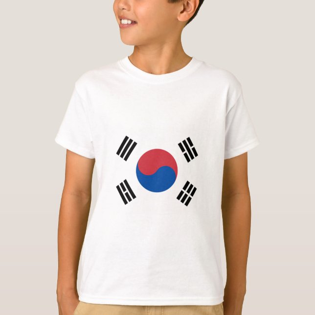 Flagge Südkoreas (ROK) T-Shirt (Vorderseite)