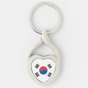 Flagge Südkoreas Schlüsselanhänger