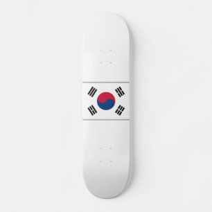Flagge Südkoreas Skateboard