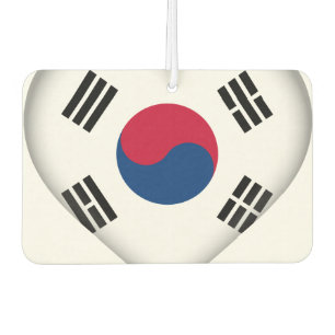 Flagge Südkoreas (Südkoreas) Autolufterfrischer