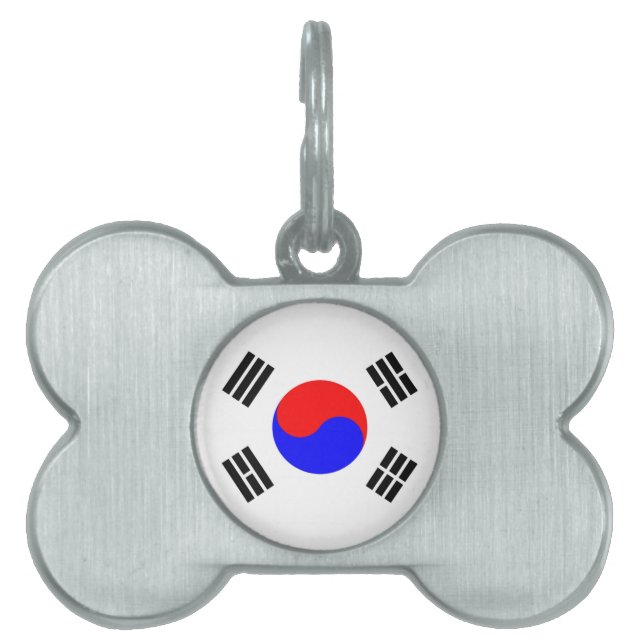 Flagge Südkoreas Tiermarke (Vorderseite)