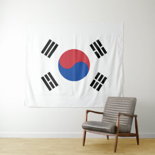 Flagge Südkoreas Wandteppich